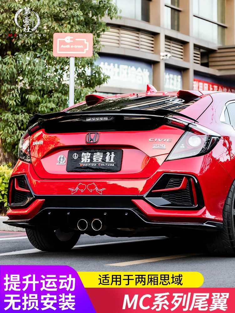 ホンダ車用シビックリアスポイラー ホンダシビック Fk716用リアスポイラー 17 18 19 21 スポイラー ウィング Aliexpress
