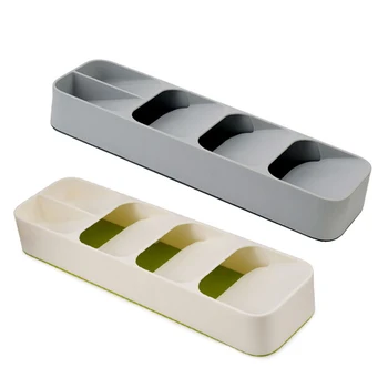 

Kitchen Knife Fork Spoon Drawer Storage Box Cutlery Drawer Organiser Kitchen Utensil Holder Tray Storage Gadgets Organizer