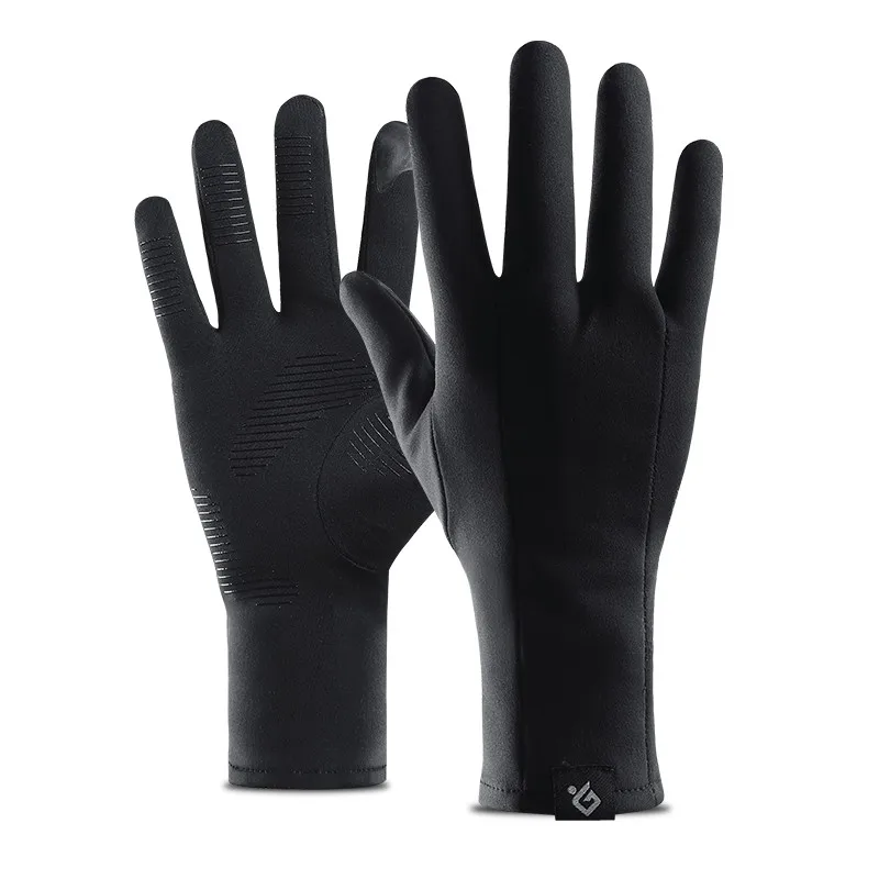 Унисекс наружные водонепроницаемые перчатки зимние сенсорный экран ветрозащитные для верховой езды на все пальцы на молнии спортивные флисовые альпинистские лыжные# G2