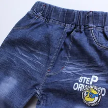 Летняя новая стильная детская одежда; детские джинсовые шорты до колена в Корейском стиле; Детские шорты с карманами