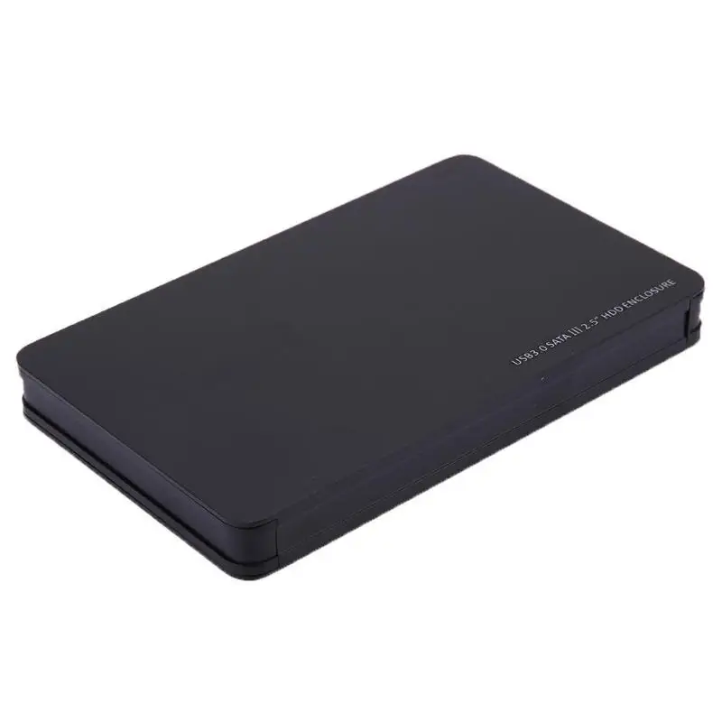 Черный Vktech 2," дюймовый SATA USB3.0 жесткий диск внешний корпус HDD диск чехол для жесткий диск для ноутбука коробка чехол Прямая Высокое качество - Цвет: Черный
