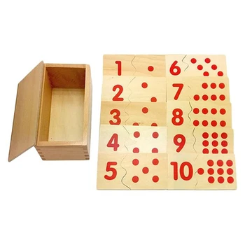 

Number Puzzles Educational Toy Knowing The Relationship Between Number and Quantity Improving Eye-Hand Coordination