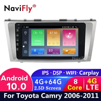 

4G LTE Android 10 4G + 64G Car dvd radio auto audio for Toyota Camry 2006 2007 2008 2009 2010 2011 Multimedia Player GPS WIFI BT