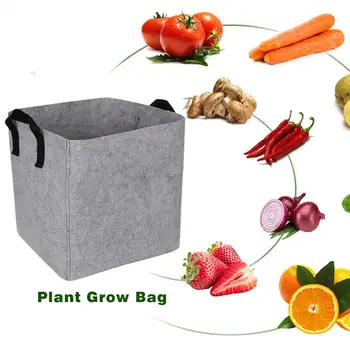 

Potato Plant Grow Bags Garden Growing Pot Vegetable Planter Felt Container for Household Garden Accessories