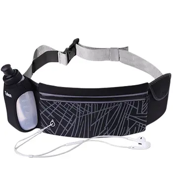 

Woman Man Sports Bottle Pockets Unisex Multi-function Waterproof Running Outdoor Waist Bag