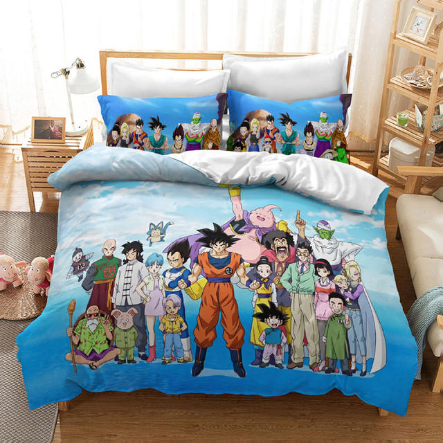 DRAGON BALL THEMED 3D BEDDING SET (21 VARIAN)