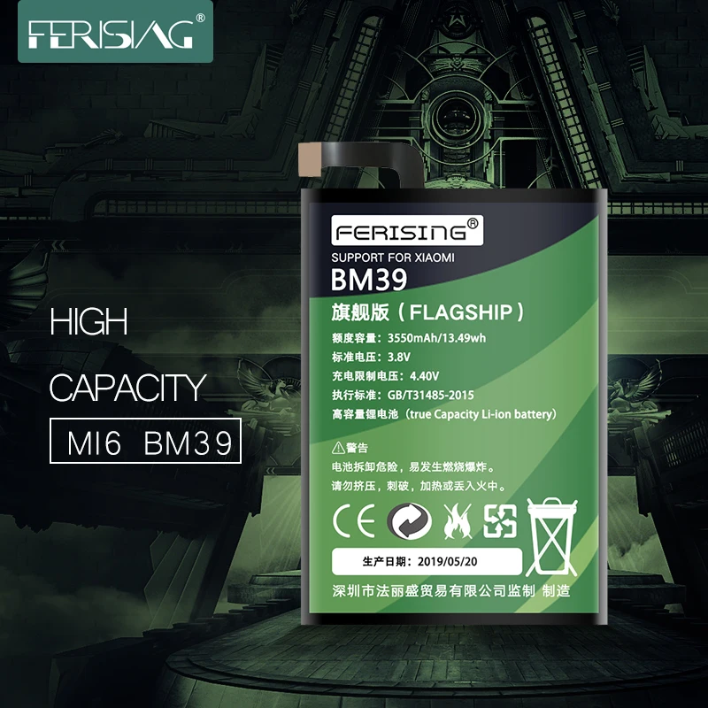 Зарядное устройство FERISING BM3E BM4E BM22 BM35 BM39 BM46 BM47 BN31 BN40 BN41 батарея для Xiaomi Mi 4C/5X/A1/5/6/8 Redmi