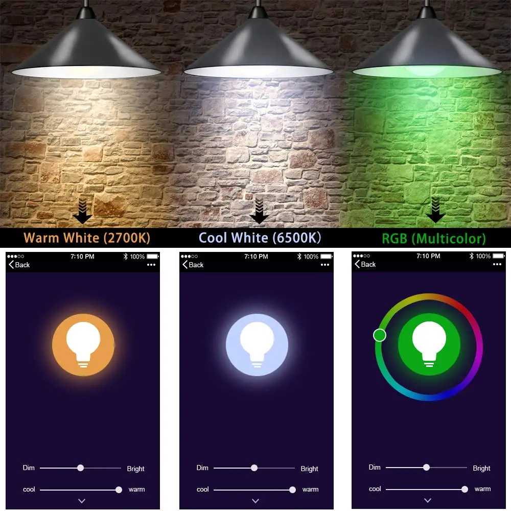 Бос E27/E14 смарт-лампочка WiFi голос Управление лампы RGBW затемнения светодиодный лампа умный светильник приложение Tuya Управление Alexa Echo Google Home IFTTT