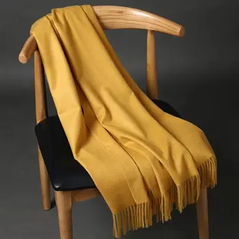 

Autumn Winter Fashion female Cashmere Wool Scarf Ladies Heating warm Shawl Pure colour beautiful Cashmere Beach Scarf