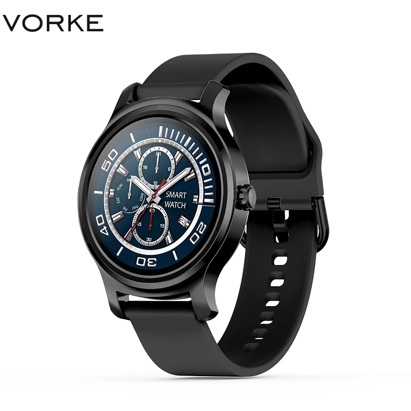 

Vorke VM3 Smart watch Men GPS Bluetooth Heart Rate Monitor clock Call Message Reminder Music Playe Fitness tracker smartwatch