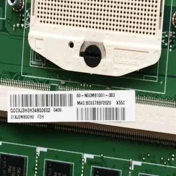 

Original X55C motherboard rev2.2 60-N0OMB1001-D03 UMA HM76 w/ 2G RAM 90R-N0OMB1000U for ASUS X55VD mainboard