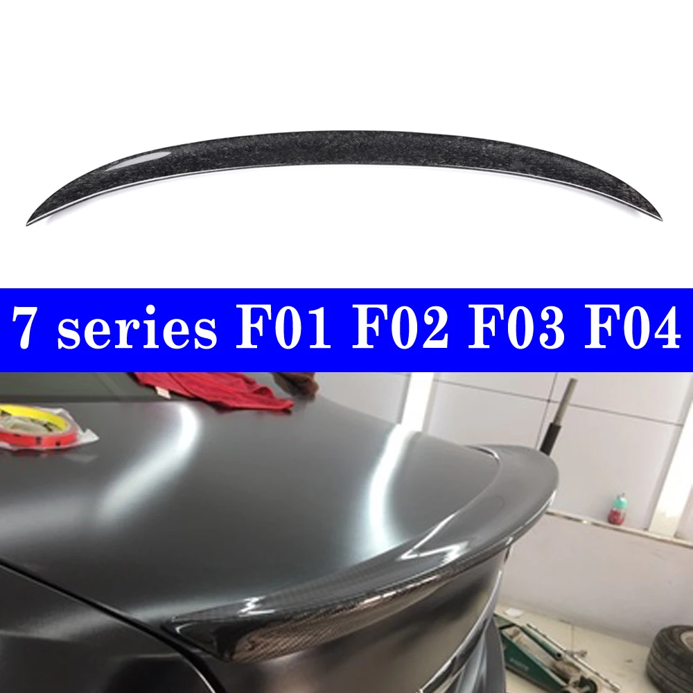 

Real Carbon Fiber Spoilers For BMW F01 F02 F03 F04 7-Series Rear Boot Trunk Spoiler 760Li 750Li 740Li 2009-2015