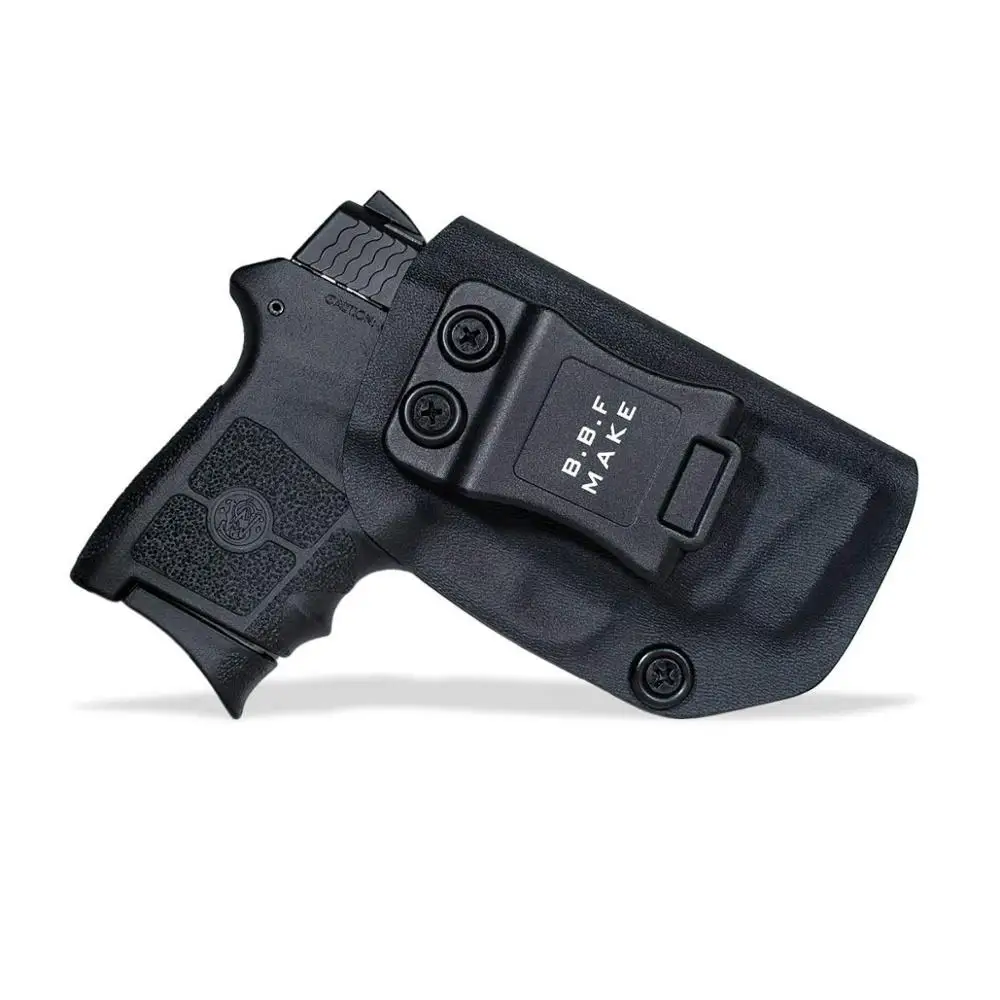 B.B.F Make IWB Тактический KYDEX пистолет кобура: S & W M P Bodyguard 380 лазерный BG380 внутри