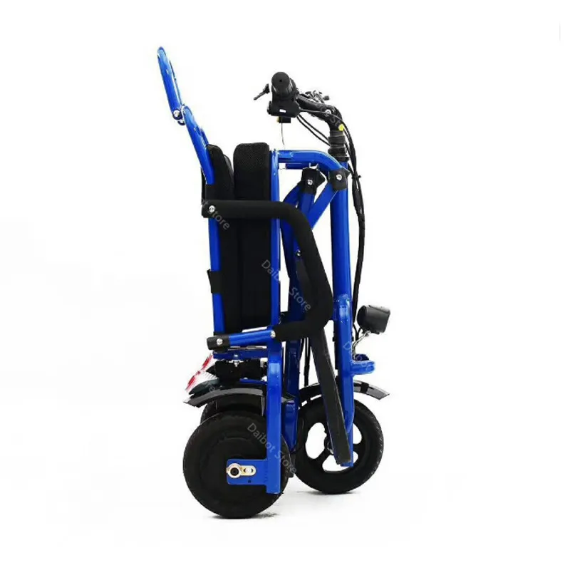 10 Inch Electric Tricycle Scooter Three Wheels Electric Scooters 36V48V 300W350W DisabledElderly Folding Electric Scooter (5)