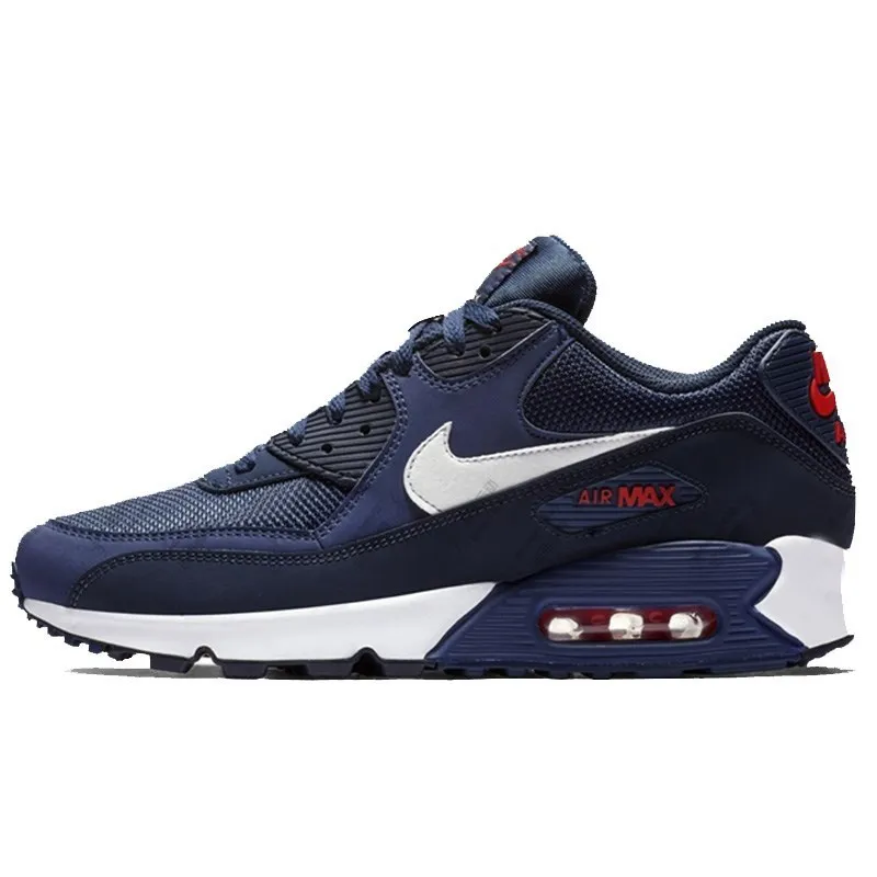 Оригинальные мужские кроссовки для бега NIKE AIR MAX 90 эфирные износостойкие беговые дышащие спортивные уличные кроссовки AJ1285-109 - Цвет: AJ1285-403