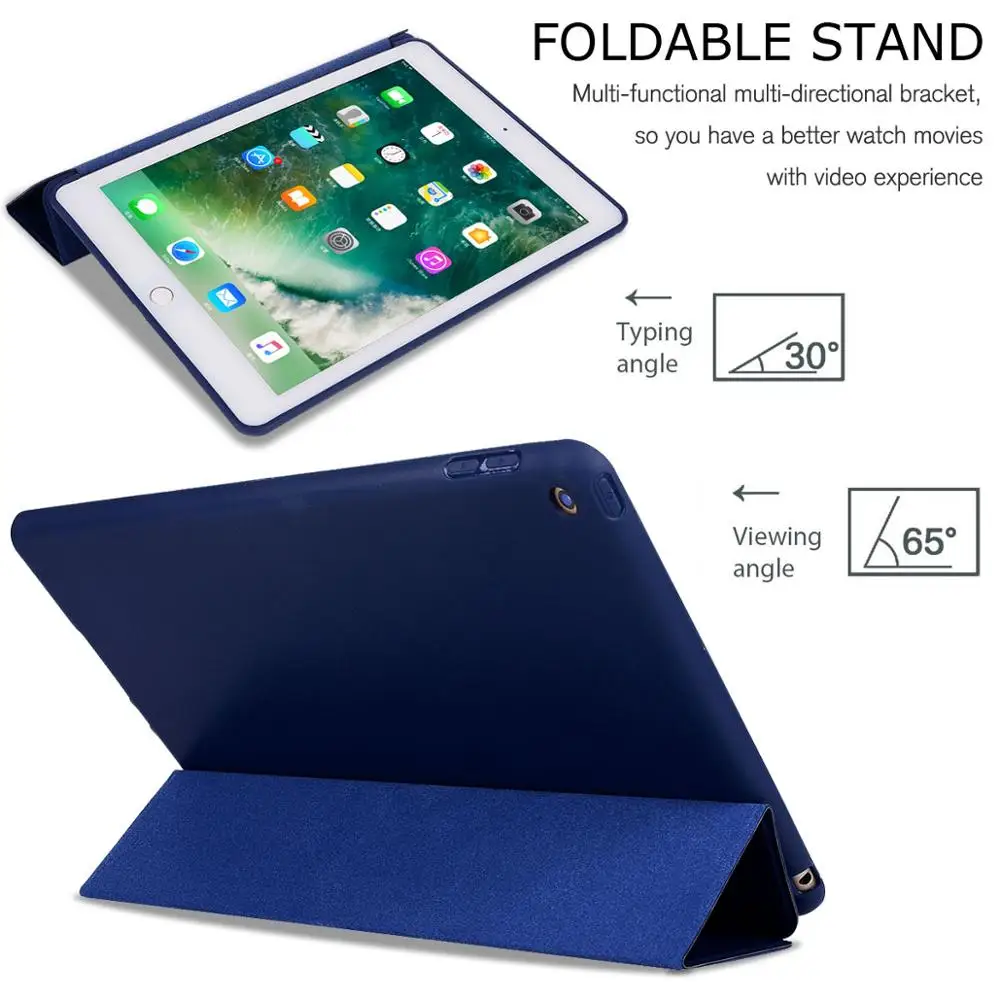 Чехол для iPad 9 7 дюйма 6 и 5 поколения 2017 2018 Air 1 2 магнитный складной чехол подставка