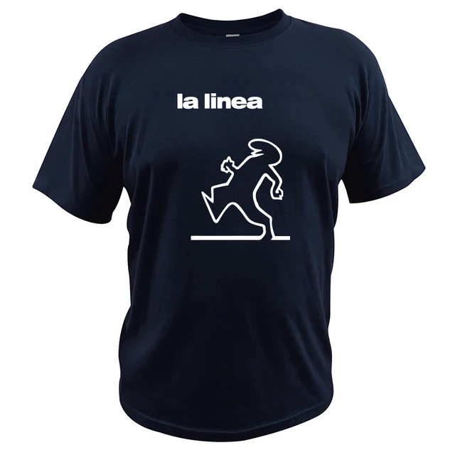 Great Space Coaster T Shirt Balum La Linea Funny Graphic Tshirt 100% Cotton Comfortable Premium Camisetas Navy Blue 2