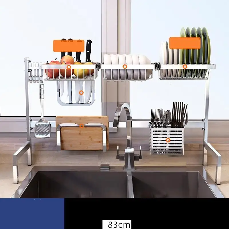 Аксессуары органайзер для сушки Cosina блюдо из нержавеющей стали Organizador Cocina Cozinha кухонная стойка для хранения - Цвет: Version D
