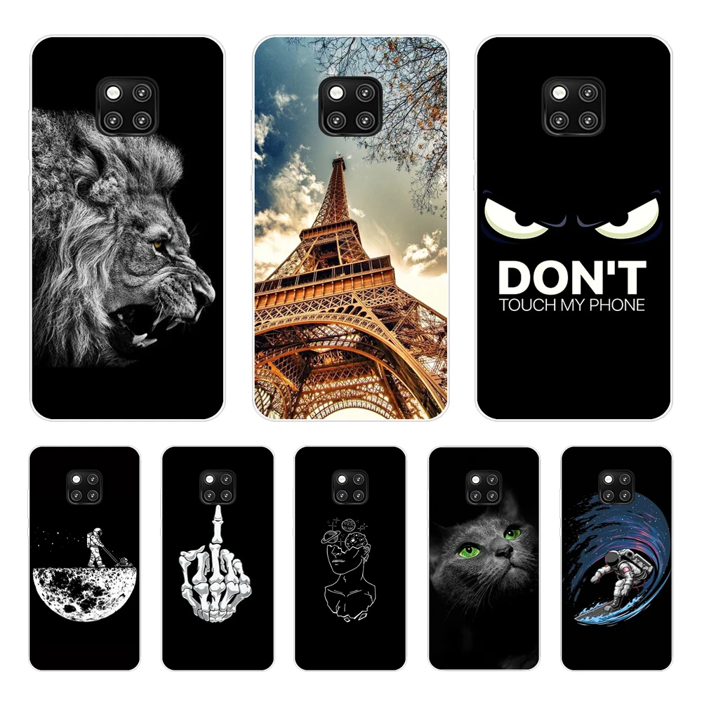 Custodia Per Huawei Mate 20 Pro Custodia Cover Paraurti In Silicone Per Huawei Mate 20 Pro Cover Coque Capa Per Mate20 Fiore