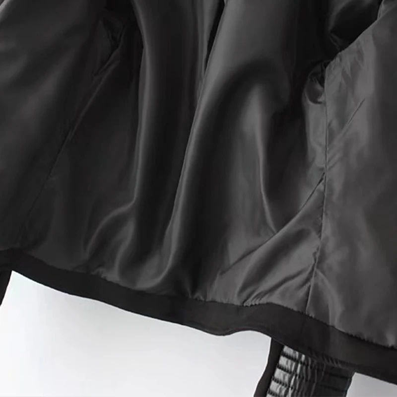 Осенняя Кожаная Байкерская Женская куртка на молнии из искусственной кожи с поясом, мотоциклетные женские куртки, зимняя верхняя одежда цвета хаки и черного цвета, Женское пальто