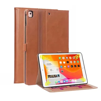 

For iPad 10.2 2019 7th Generation Case A2197 A2198 Business Tablet Stand Smart Cover for iPad Air 3 10.5 A2152 Hand Strap Case