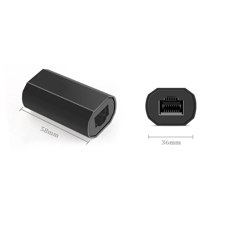 Адаптер Ethernet со встроенным стандартным разъемом RJ45 и защитой от всплесков