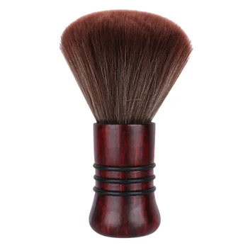 

1PC Soft Hair Makeup Brush Neck Broken Hair Brush Solid Wood Broken Hair Brush Haircutting Hair Brush Compact Makeup Brush for S