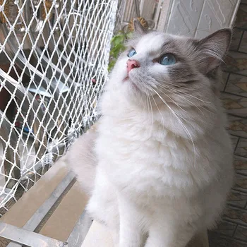 

Nylon Safety Net Stair Balcony Safety Protection Fence Child Safety Netting Home Pet Dog Cat Defend Railing Stairs Fence S