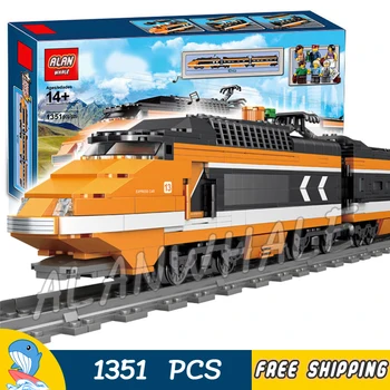 

1351pcs Creator Trains High speed Horizon Express DIY 3D Model Building Blocks Children Toy Bricks Compatible With Lago