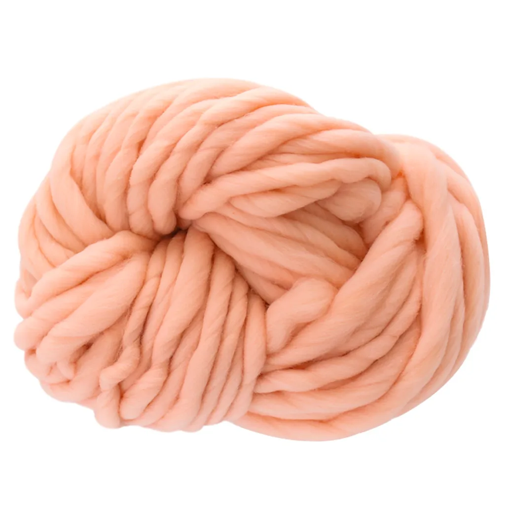 Массивная Мягкая шерстяная пряжа шарф вязаная Толстая теплая шапка товары для дома ручная вязка крючком шарф Тапочки