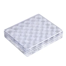 Промо-акция! 30 сетки пластик макияж Органайзер коробка для хранения ювелирных изделий маленькие бусины Стразы алмазная живопись аксессуары для хранения Ca