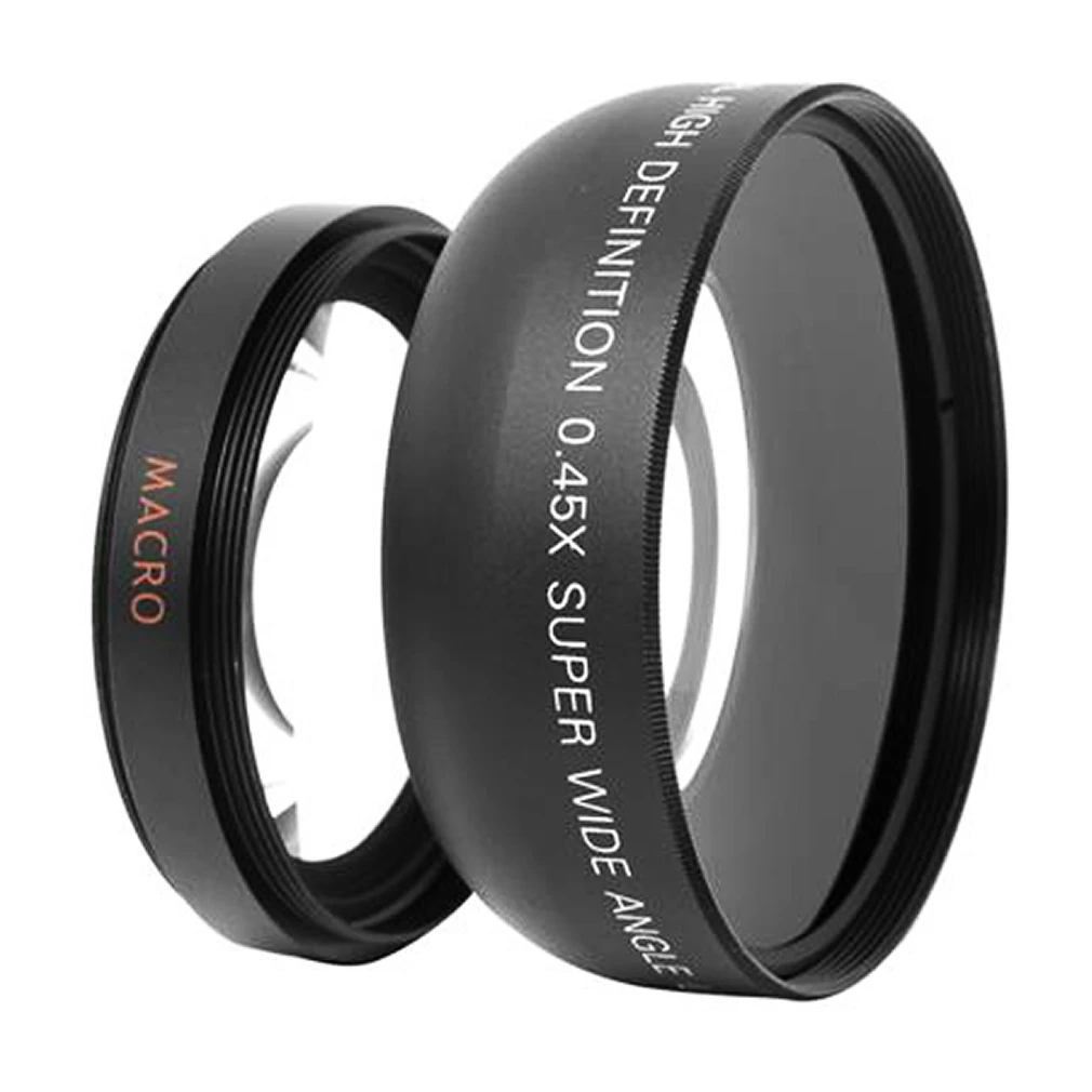 Профессиональный 52 мм 0,45 x широкоугольный макрообъектив для Nikon ...