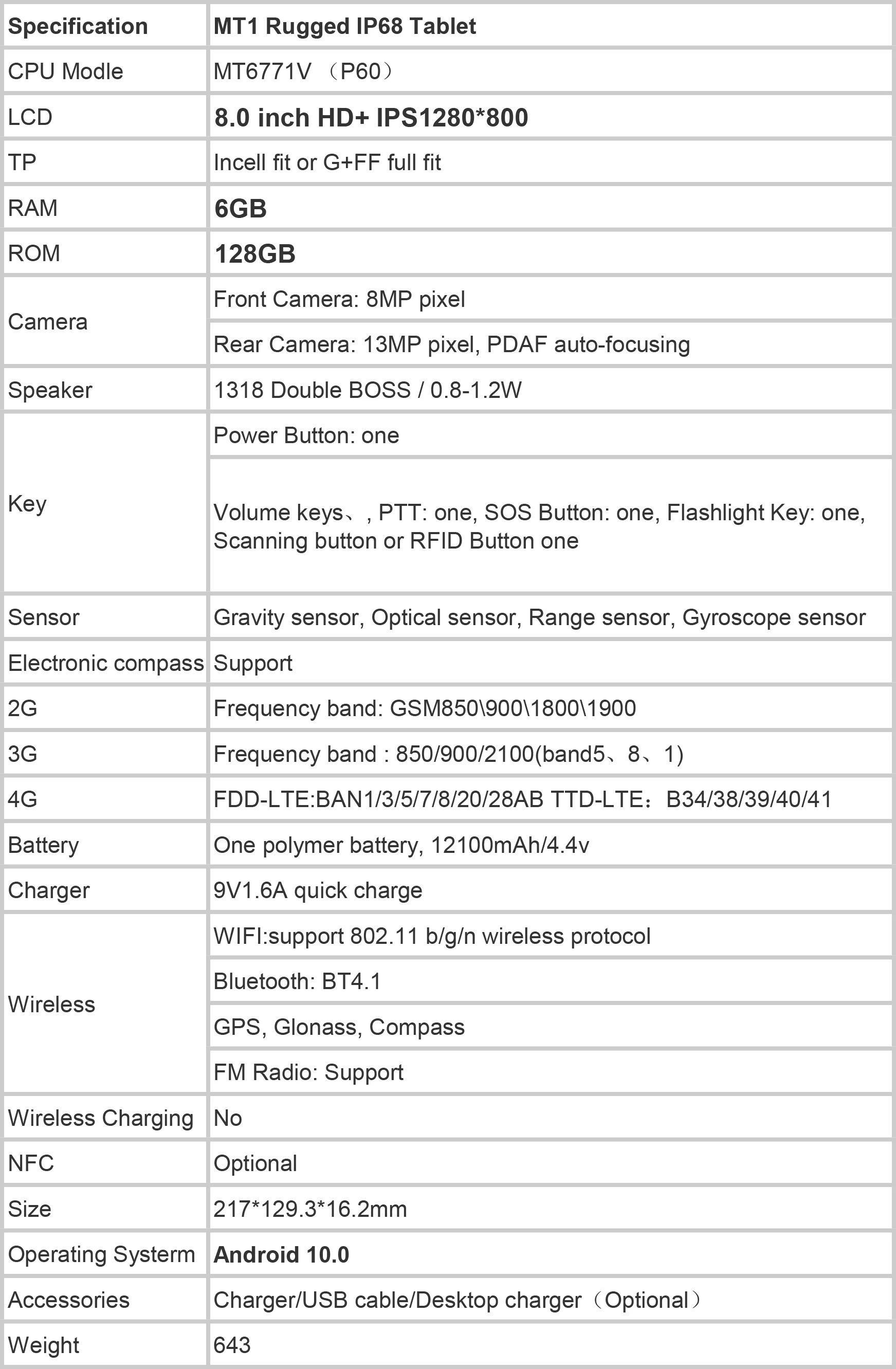 card scanner 1000nit High Light Waterproof Android 10.0 Mobile Phone Tablet 8 Inch 12000mAh 6 RAM 128GB ROM NFC Rugged Tablet for dji Drone receipt scanner