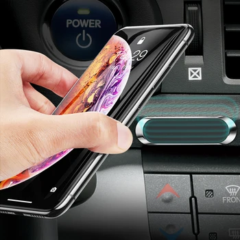 

Mini Strip Shape Magnetic Car Phone Holder Stand For Renault Megane 2 3 RS Duster Logan Clio Laguna 2 Captur Interior Accessorie