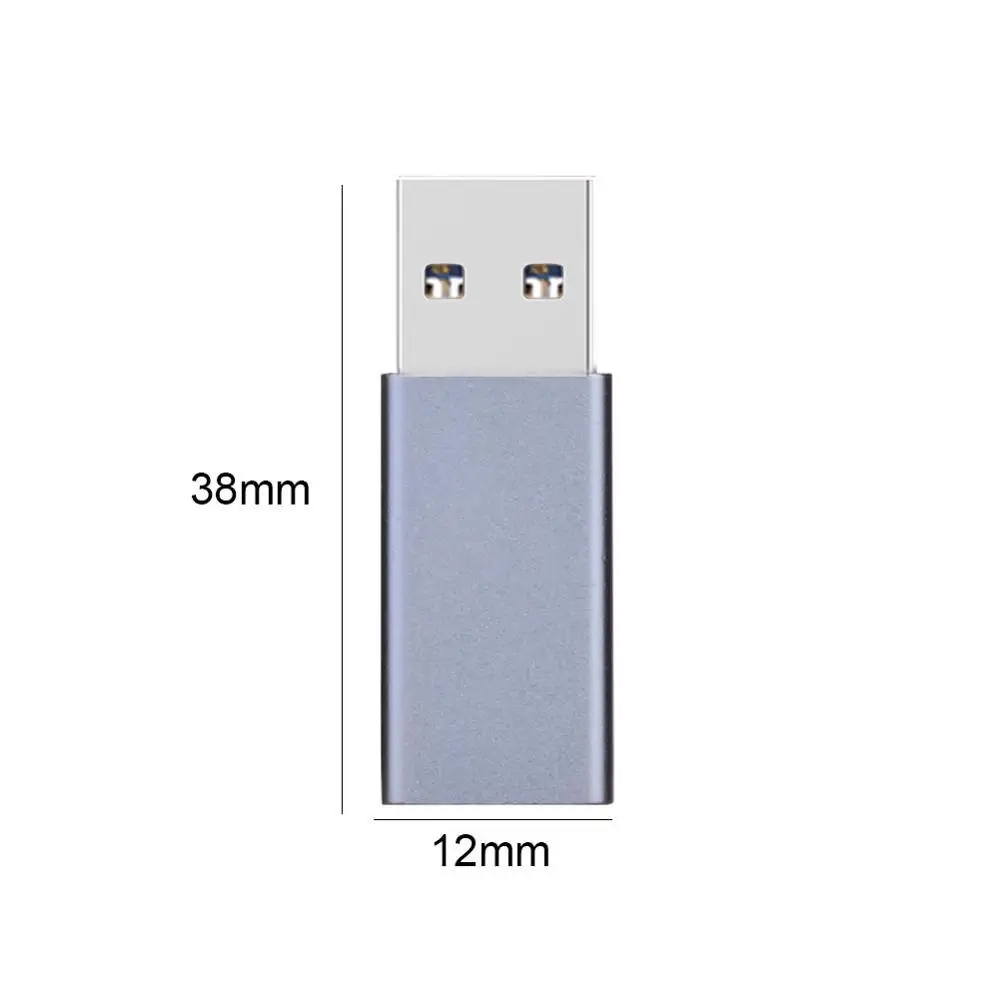 USB C концентратор usb type C USB-C Женский к USB 3,0 мужской порт тип A адаптер металлический OTG конвертер Разъем для смартфонов Android