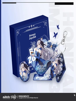 Значок-подвеска металлический из акрила, Honkai Impact 3, для косплея