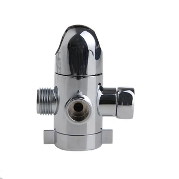 

3-Way Shower Head Diverter Mount Combo Shower Arm Mounted Valve Fix Bracket New