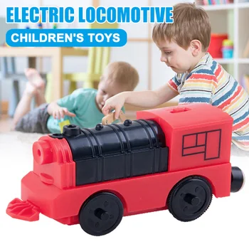 

Magnetic Alloy Electric Mini Locomotive Toy Cartoon Train Collection Toy for Kids S7JN