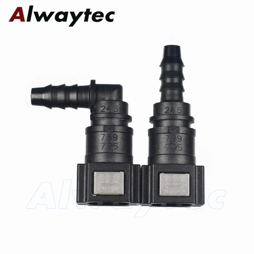 3/8" ID6 Kraftstoffleitung Schnellverbinder Steckanschluss für Kraftstofflieferungssystem Methanol-Schlauchanschluss – Detail 5