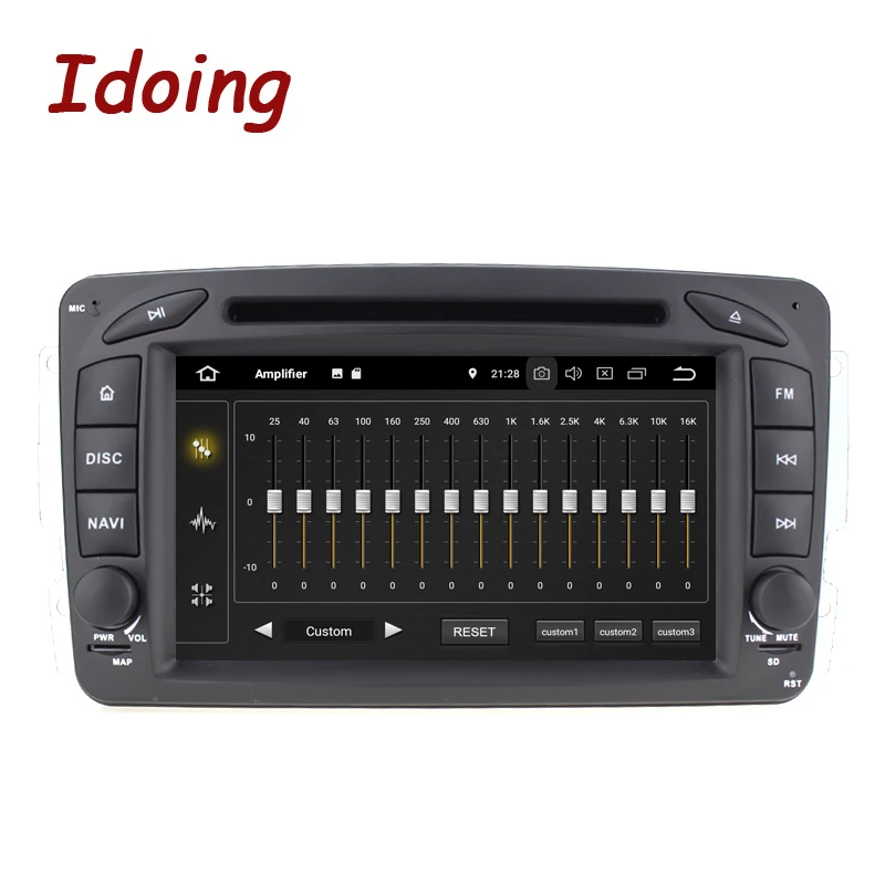 Idoing 7 "2 din Andriod 9 0 Автомобильный видео DVD мультимедийный плеер для Mercedes Benz W209/203 PX5