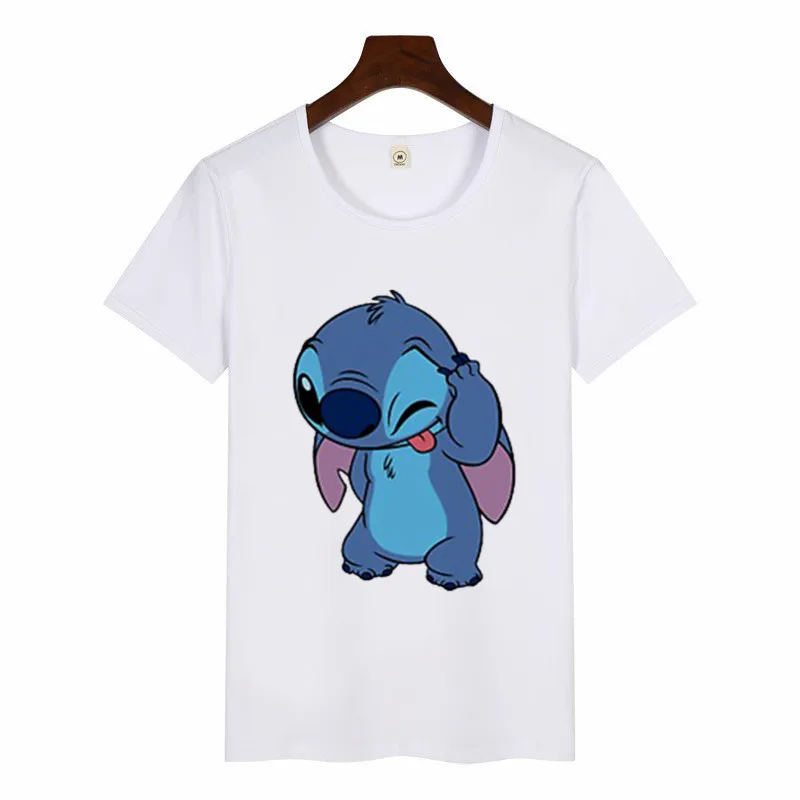 Женская футболка с отстрочкой из мультфильма Kawaii Повседневная футболка с милым принтом летняя футболка Harajuku с короткими рукавами в Корейском стиле