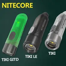 100% original nitecore tiki tiki gtid tiki le 300 lumens mini futurista multi-função chaveiro luz usb de carregamento