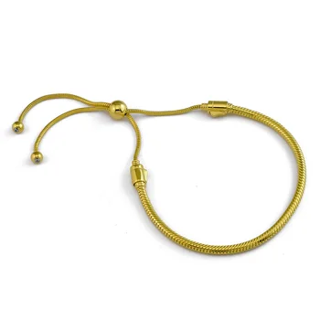 

Luxury Brand Moments Bracelets Female 925 Sterling Silver Sliding Shine Beads Bracelets For Women DIY Jewelry accesorios mujer