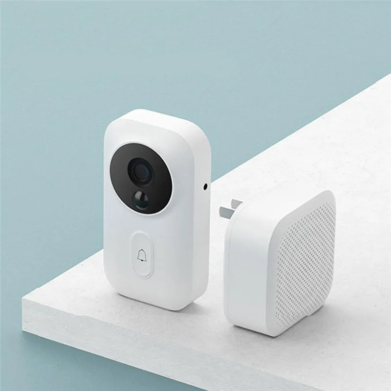 Xiaomi Mijia 720P сменный звук домофон умный wifi видео дверной звонок идентификация AI ИК ночного видения Обнаружение движения