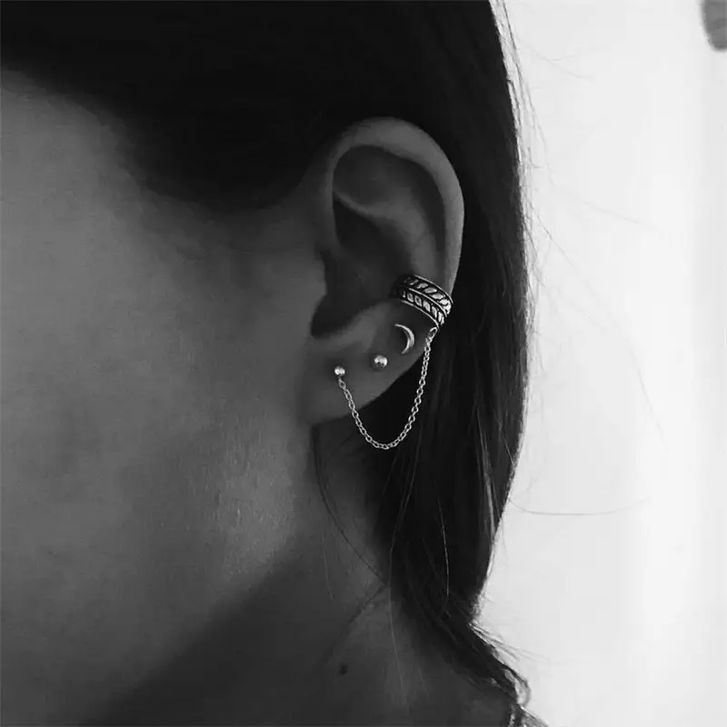C0135 NEWBUY 6 шт./компл. в богемном стиле Стиль серьги Женская Праздничная обувь ювелирные изделия Винтаж серебро Цвет ладони геометрические серьги со шпилькой, для Для женщин - Окраска металла: C0135