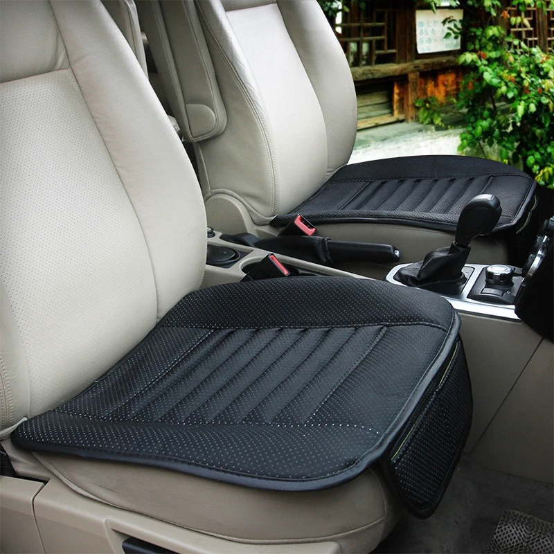 

Bamboo Charcoal Skin Four Seasons Universal Non-Slip Mat Car Without Backrest Single Pad Single Car Seat Car Interior Products