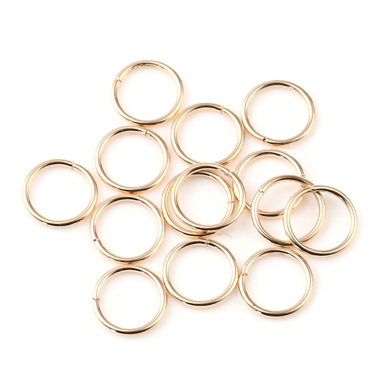 200 Teile/satz Multi-größe Multi-Farbe Eisen Legierung Auf Open Jump Ringe Erkenntnisse Kreis Ring für Herstellung Von Schmuck DIY 3-12mm Großhandel – Detail 4