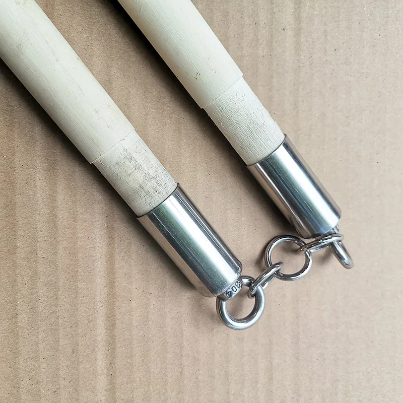 25mm Diameter Three Section Cudgel Staff Stick Length 60cm White Wax Plant Partially Prepared Products
