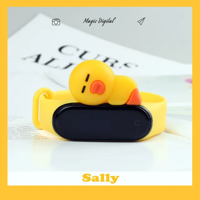 Mi Band 4 Strap Cartoon Bracelet For For Xiaomi Mi Band 3 Bracelet Silicone Miband 4 3 Wrist Strap Replacement Smart Accessories Smart Accessories Aliexpress