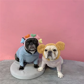 

dog clothes dog costume dog clothes for small dogs dog hoodie french bulldog clothes dog winter clothes three color cotton shirt